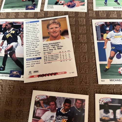 1991 Soccer Shots 13 Card Lot - Picture 7 of 7