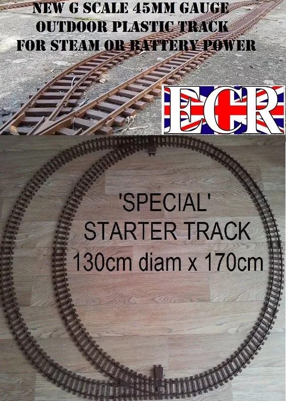 G scale cheap plastic track