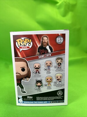 Funko Pop! WWE Sami Zayn N°153 – Vinyle Collection – Neuf Sous Emballage