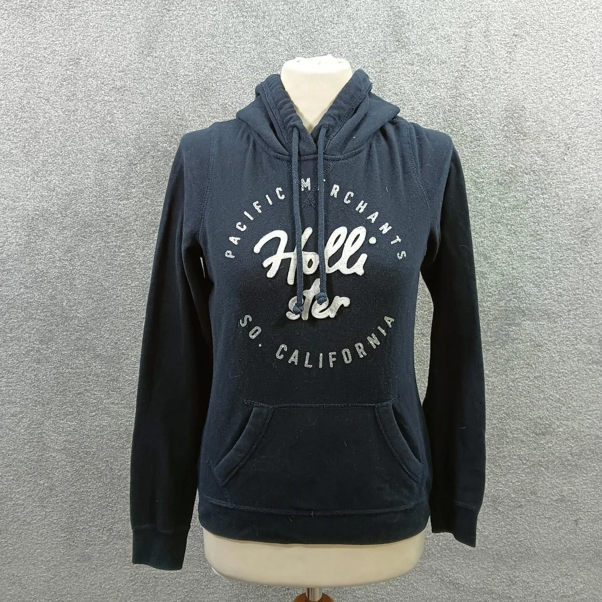 Hollister printed hotsell logo hoodie