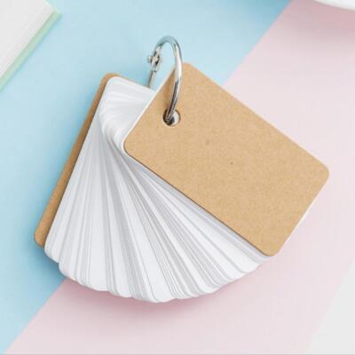 blank flash cards with binder ring Mini Blank Flash Cards with Binder Ring 1.6 x 2.8 inches (100 sheets each)
