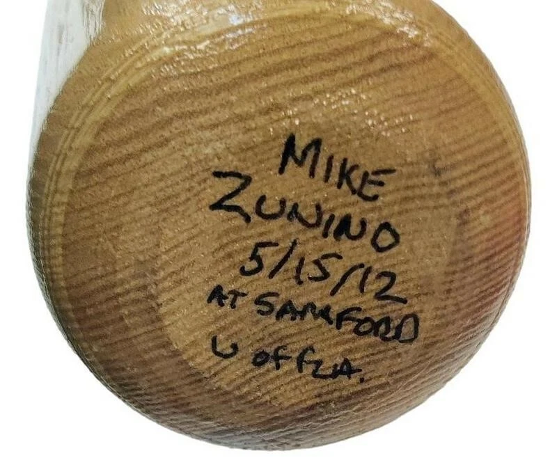 Murciélago Rawlings firmado por Mike Zunino autografiado Rays Mariners PSA/DNA AK22327 Foto 3 de 3