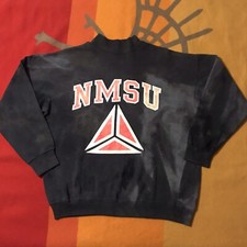 Vtg 80s 90s NMSU New Mexico State University Aggies Crewneck Sweatshirt L