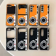 For Samsung Galaxy Z Flip 6/5/4 Flod 6/5/4 Releases 3D Camera Pattern Phone Case