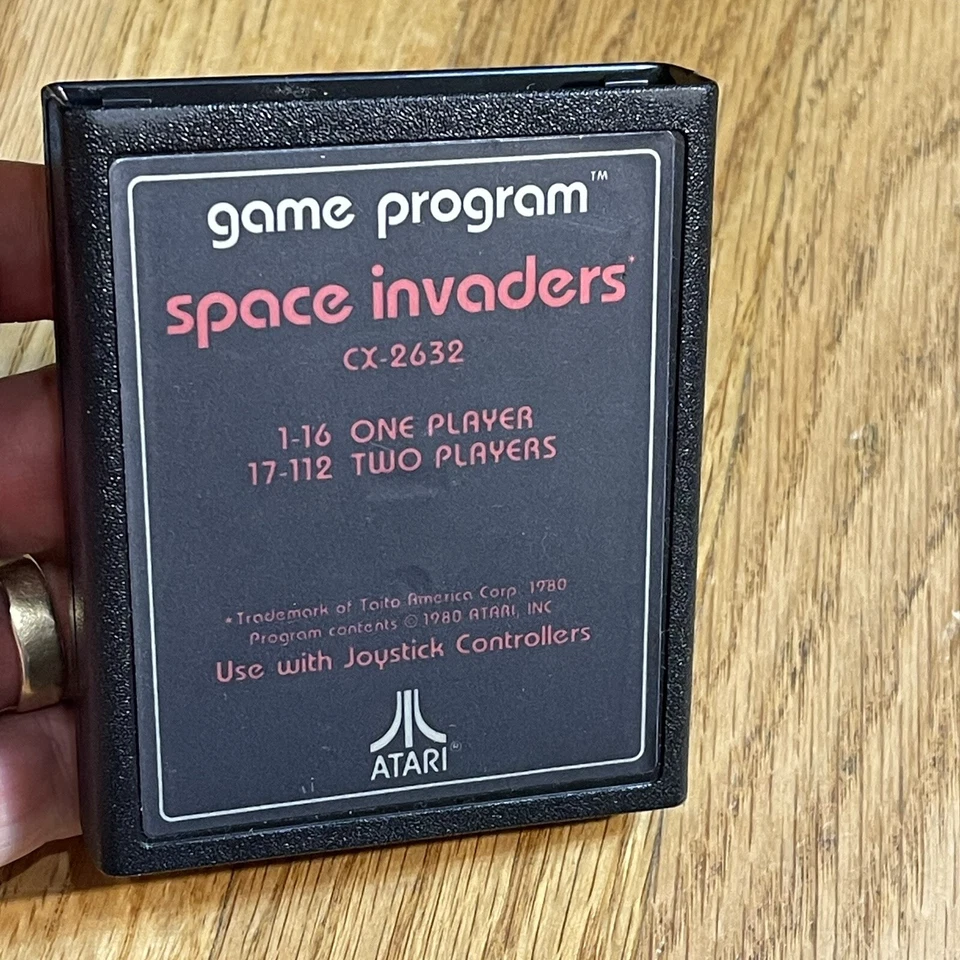 Space Invaders Atari 2600 Cartridge CX-2632 Game and Manual - Image 3 of 4
