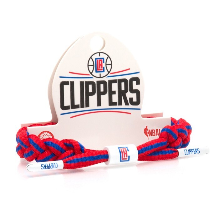 Brand New RASTACLAT NBA LOS ANGELES LA CLIPPERS Shoelace Bracelet