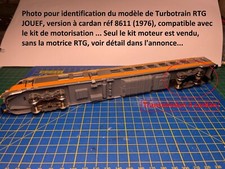 Boîte Vide De Voiture D'extrémité Turbotrain RTG Jouef - Référence BA554, échelle HO, Occasion