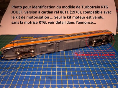 Rame turbine à gaz (RTG) cinq éléments SNCF. JOUEF