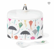 Lenox Disney Mary Poppins Returns Sugar Bowl with Spoon