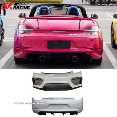For Porsche 718 981 Boxster Cayman Upgrades GT4 Style Front Rear Bumper BodyKit
