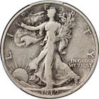 1919 S WALKING LIBERTY HALF DOLLAR PCGS CHOICE FINE 15 CREAMY AND ORIGINAL LIGHT