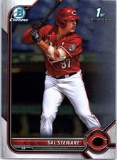 2022 Bowman Draft #BDC-122 Sal Stewart Chrome