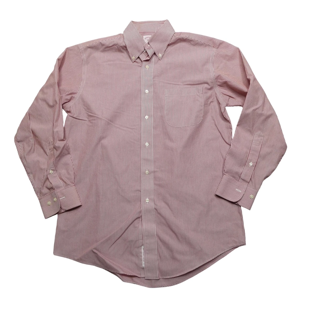 Chemise Brooks Brothers Slim Fit - Vérifié Rose Mini Graph, Taille 17 (34/35)