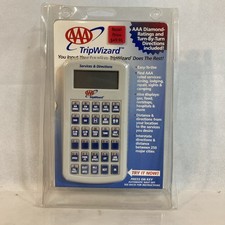 Vintage AAA Tripwizard Travel Computer NOS Fresh Batteries Installed Complete