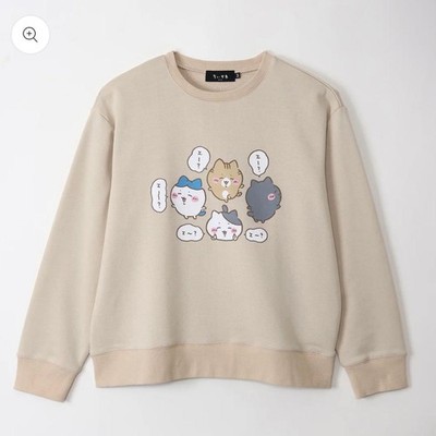 Chiikawa Trainer size L Long Sleeve Length:27.16'' Width:25.19'' Cotton/Polyester