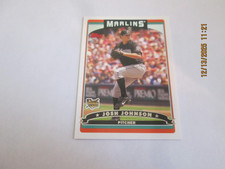 JOSH JOHNSON MARLINS 2006 TOPPS UPDATES & HIGHLIGHTS ROOKIE CARD  #UH164. rookie card picture