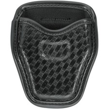 Bianchi Model 7934 Open Top Handcuff Case Basket Weave Finish Black - 1017918