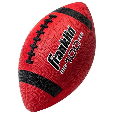 Durable Junior Football Red Black Easy Grip All Weather For Kids Practice