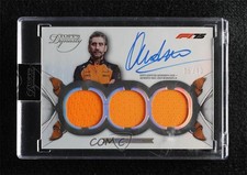 2024 Dynasty Formula 1 Single Driver Triple Relic 5/10 Andrea Stella Auto 1e41