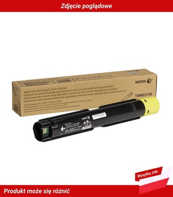 106R03738 Xerox Versalink C7020 Toner Cartridge Żółty