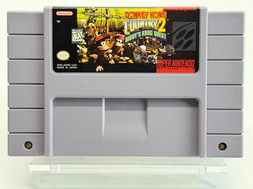 Donkey Kong Country 2 Diddy's Kong Quest (Super Nintendo SNES) Authentic Tested