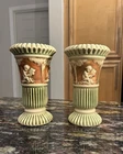 Antique Roseville Pottery Donatello 7" Vases - Set of 2