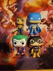 Batman FUNKO POP! Lot Of 4 Mini 3" Figures Joker Harley Quinn Batgirl Batman