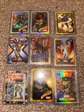 Marvel Topps Chrome 2024/2025 Inserts Bundle. Refractors, Gold Wave Refractors.