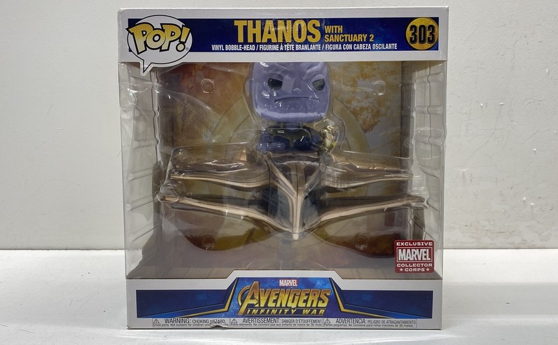 Funko Pop Marvel Thanos with Sanctuary 2 Avengers Infinity War 303