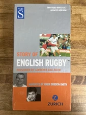 Story of English Rugby - Presented by Lawrence Dallaglio VHS Video Cassette Tape