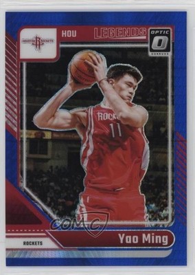 2024 Panini Donruss Optic Legends Blue Hyper Prizm 73/175 Yao Ming #226 HOF gc7