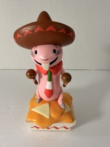 Vintage Disney Rufus Bobble Head Toy Mole Rat Sombrero Kim Possible Bueno Nacho 