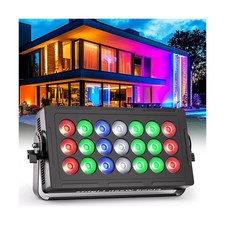 Stage Wash Light 21x15W LED RGBW Dj Lights for Parties, DMX Control Sound-Act...