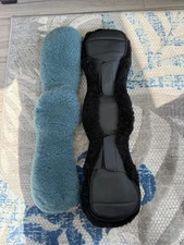 MATTES Platinum Slim Line Sheepskin Anatomic Dressage Girth Sz ~20"/50cm Covers