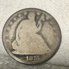 1875 Seated Liberty Half Dollar