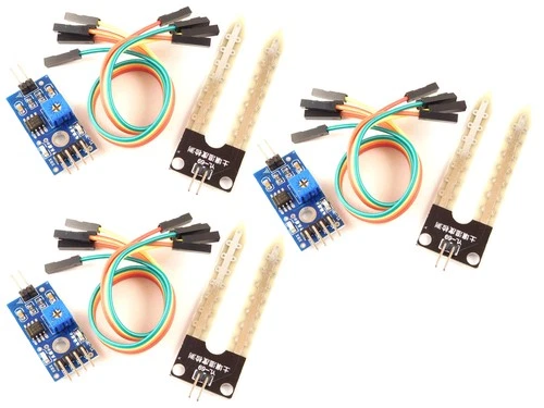 3 x Soil Moisture Sensor analog and digital out