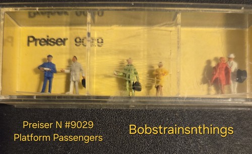 De colección NUEVO Preiser escala N #9029 6 pasajeros plataforma en caja original 1:160 | Zustand: New