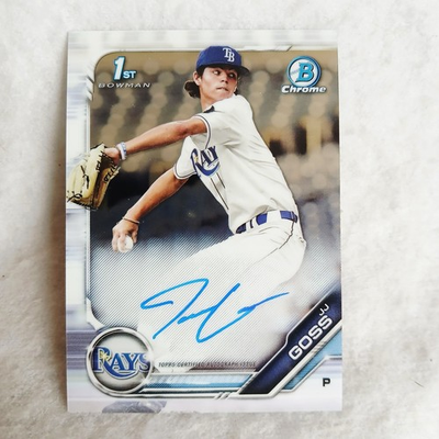 #ad #ad 2019 Bowman Draft Chrome Draft Pick Autographs JJ Goss Autograph Rookie Card $1.25