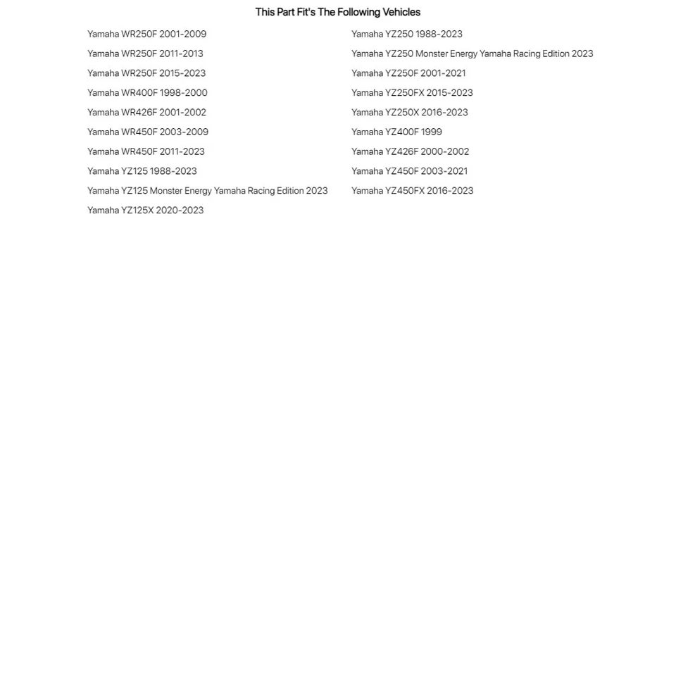 Kit de llantas y radios traseros Tusk Impact 19 x 2,15 negro para Yamaha YZ400F 1999 Foto 4 de 4