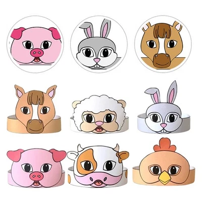 12 Pcs Chapeau Fête Anniversaire Chapeaux De D'anniversaire Pour Les Enfants - Photo 1/4