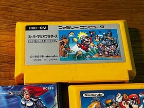 Super Mario Bros & Super Mario Bros 3 Plus Getsu Fuma Den Konami Famicom Lot