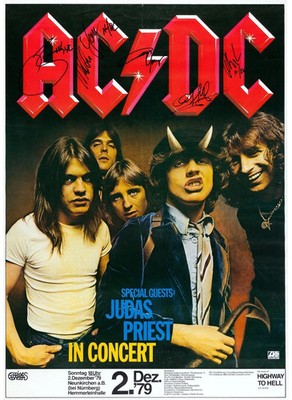 1979 AC/DC CONCERT POSTER WALL ART PRINT SIZE 11 X 17 INCHES ACDC | eBay