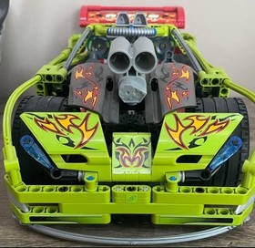 Lego 8649 Racers Nitro Menace Car 100% Complete Set with Instructions no Box