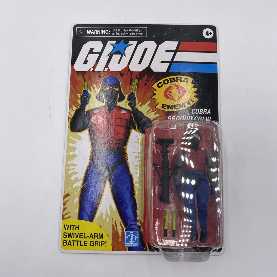 Nuevo sin perforar G.I. Figura de acción Joe Hasbro Haslab Cobra Ground Crew Foto 2 de 4