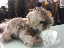 Steiff Stofftier Molly Luchs ( Liegend )  Mit Knopf Und Fahne Aus Sammlung