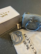Coach Mini Rowan Tasche in Babyblau - Elegant...