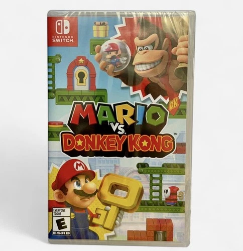 Mario vs Donkey Kong Nintendo Switch New Sealed 2024 Puzzle Platformer