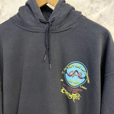 Lady Gaga Chromatic 6th Album Hoodie Sweatshirt Mens XL Blue