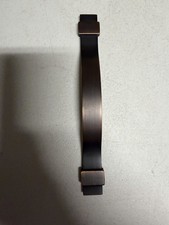 Lot Of 5 - 8  Curved Cabinet Drawer Pull Dark Bronze 6.5  Center To Center