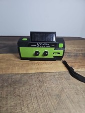 Solar Crank Weather RADIO, AM/FM Flashlight with Reading Lamp